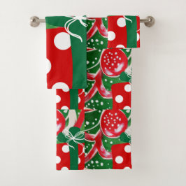 Weihnachtsgeschenk Badhandtuch Set