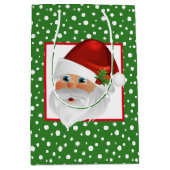 Weihnachtsgeschenk Bag-Santa Mittlere Geschenktüte (Vorderseite)