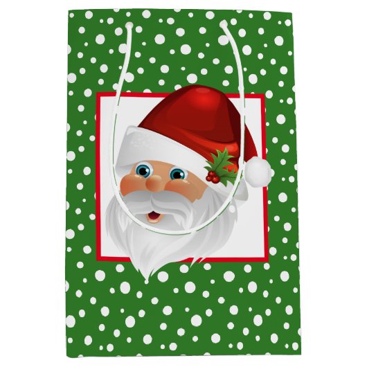 Weihnachtsgeschenk Bag-Santa Mittlere Geschenktüte (Vorderseite)