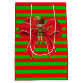 Weihnachtsgeschenk Bags Elf Mittlere Geschenktüte (Rückseite)