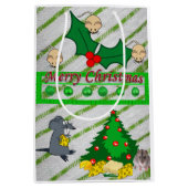 Weihnachtsgeschenk Bags Mäuse Mittlere Geschenktüte (Vorderseite)