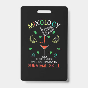 Weihnachtsgeschenk Barkeeper Mixologe Ausweis