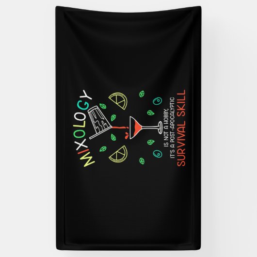 Weihnachtsgeschenk | Barkeeper Mixologe Banner (Vertikal)