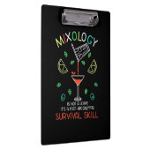 Weihnachtsgeschenk | Barkeeper Mixologe Klemmbrett (Rechts)