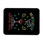 Weihnachtsgeschenk | Barkeeper Mixologe Magnet (Horizontal)
