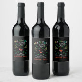Weihnachtsgeschenk | Barkeeper Mixologe Weinetikett (Flaschen)