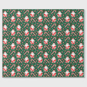 Weihnachtsgeschenk Baseball Geschenkpapier (Flach)