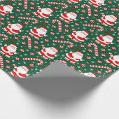 Weihnachtsgeschenk Baseball Geschenkpapier (Ecke)
