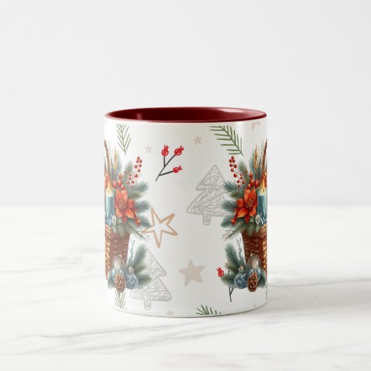 Weihnachtsgeschenk Basket Tasse (Mittel)