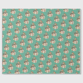 Weihnachtsgeschenk Bird Geschenkpapier (Flach)