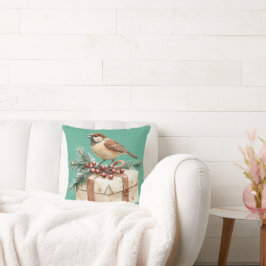 Weihnachtsgeschenk Bird Kissen