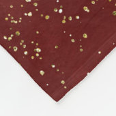 Weihnachtsgeschenk Blanket Warme wünscht Red Fleecedecke (Ecke)