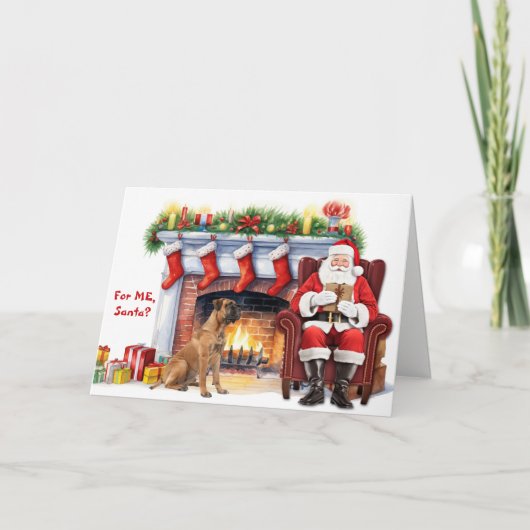 Weihnachtsgeschenk Boerboel Hund Weihnachten (Vorderseite)