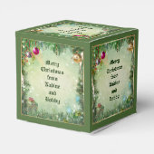 Weihnachtsgeschenk-Box Geschenkschachtel (Rückseite)