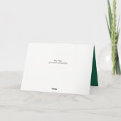 Weihnachtsgeschenk Bretagne Hunde-Weihnachtskarte Feiertagskarte (Rückseite)