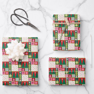 Weihnachtsgeschenk Briefpapier Papel de regalo nav Geschenkpapier Set