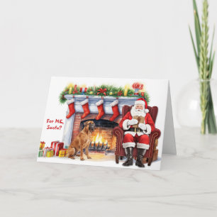 Weihnachtsgeschenk Bullmastiff Hund Weihnachten