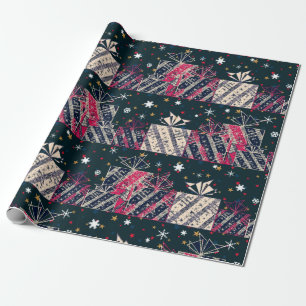 Weihnachtsgeschenk bunt geschenkpapier