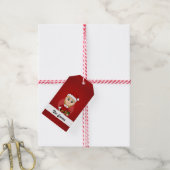 Weihnachtsgeschenk-Cartoon-Tags Geschenkanhänger (Mit Garn)