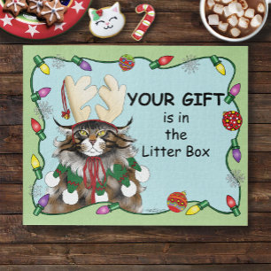 Weihnachtsgeschenk Cat Green Funny Puzzle