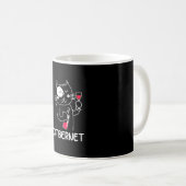 Weihnachtsgeschenk | Catbernet Wine Drinker Kaffeetasse (VorderseiteRechts)