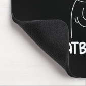 Weihnachtsgeschenk | Catbernet Wine Drinker Mousepad (Ecke)