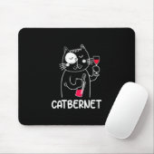 Weihnachtsgeschenk | Catbernet Wine Drinker Mousepad (Mit Mouse)