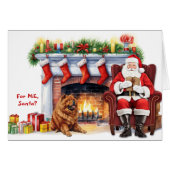 Weihnachtsgeschenk Chow Chow Dog Holiday (Vorderseite (Horizontal))