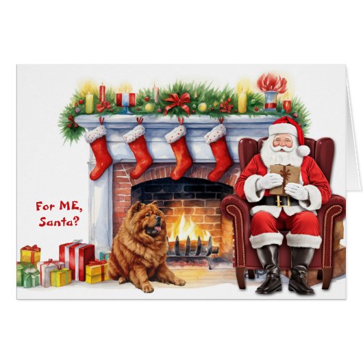 Weihnachtsgeschenk Chow Chow Dog Holiday (Vorderseite (Horizontal))