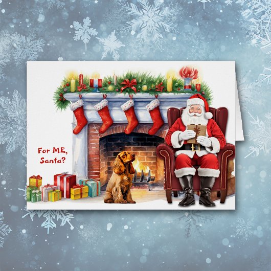 Weihnachtsgeschenk Cocker Spaniel Weihnachten