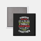 Weihnachtsgeschenk, das wir alle zusammen haben magnet (Vorderseite/Rückseite)
