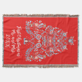 Weihnachtsgeschenk Decke (Vorderseite)