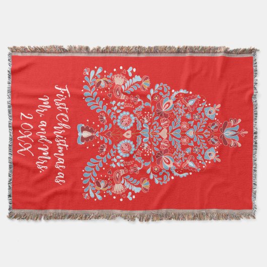 Weihnachtsgeschenk Decke (Vorderseite)