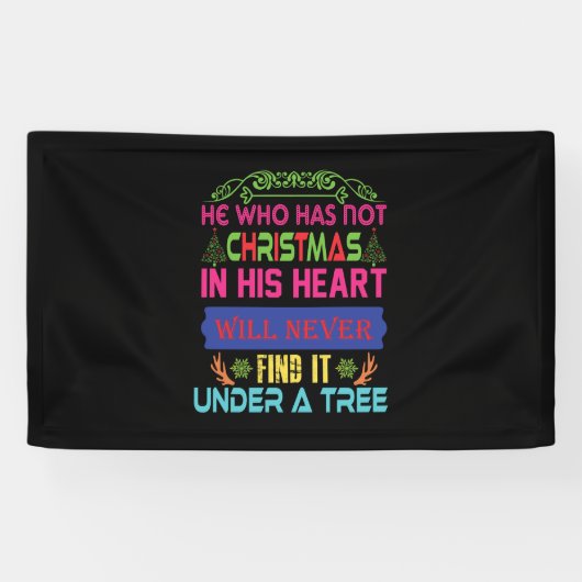 Weihnachtsgeschenk, der nicht Weihnachten Banner (Horizontal)