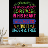 Weihnachtsgeschenk, der nicht Weihnachten Poster (Küche)