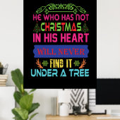 Weihnachtsgeschenk, der nicht Weihnachten Poster (Heimbüro)