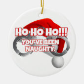 Weihnachtsgeschenk der Polizei Keramik Ornament (Vorne)