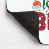 Weihnachtsgeschenk | Der Weihnachtsmann ist meine  Mousepad (Ecke)