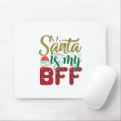 Weihnachtsgeschenk | Der Weihnachtsmann ist meine  Mousepad (Mit Mouse)