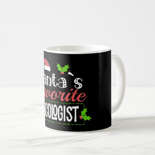 Weihnachtsgeschenk des Funny Weihnachtsmanns Kaffeetasse (VorderseiteRechts)