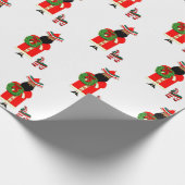 Weihnachtsgeschenk des mexikanischen Weihnachtsman Geschenkpapier (Ecke)