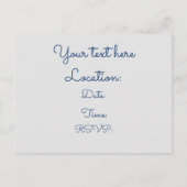 Weihnachtsgeschenk des Unternehmens Roter Weihnach Einladungspostkarte (Rückseite)