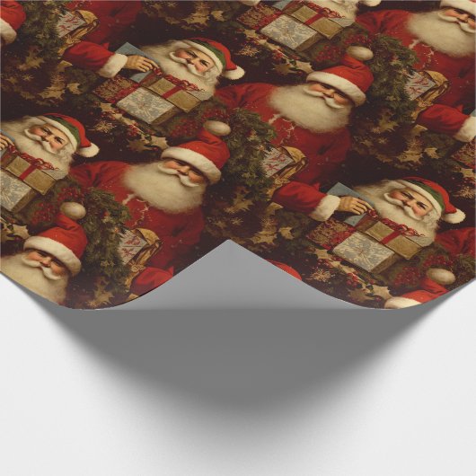 Weihnachtsgeschenk des Vaters Geschenkpapier (Ecke)