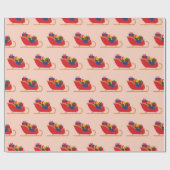 Weihnachtsgeschenk des Weihnachtsmanns Geschenkpapier (Flach)