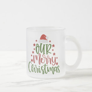 Weihnachtsgeschenk des Weihnachtsmanns Mattglastasse