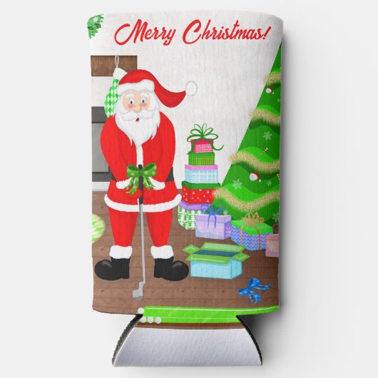 Weihnachtsgeschenk des Weihnachtsmanns - Weihnacht Selters Dosenkühler (Vorderseite)