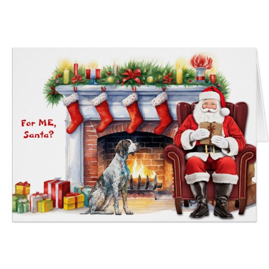 Weihnachtsgeschenk Deutsch Kurzhaartage (Vorderseite (Horizontal))