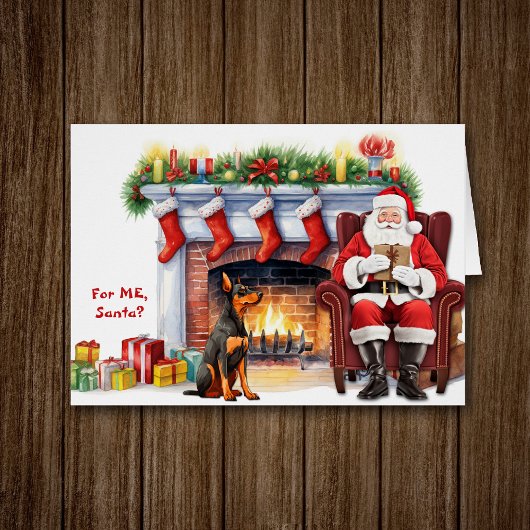 Weihnachtsgeschenk Doberman Pinscher Dog Weihnacht