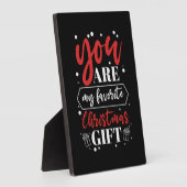 Weihnachtsgeschenk - Du bist mein liebstes Weihnac Fotoplatte (Seite)