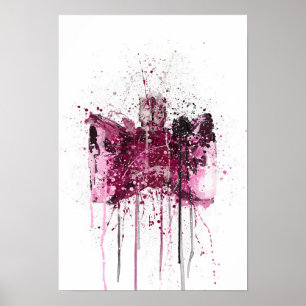 Weihnachtsgeschenk Duftflasche 'Bow' Poster